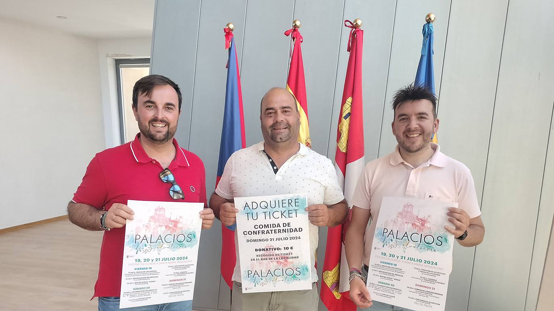 Palacios de Salvatierra se prepara para la fiesta de Santa María